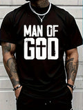 100% Cotton Man Of God T-Shirt Women's Men Graphic Tee
