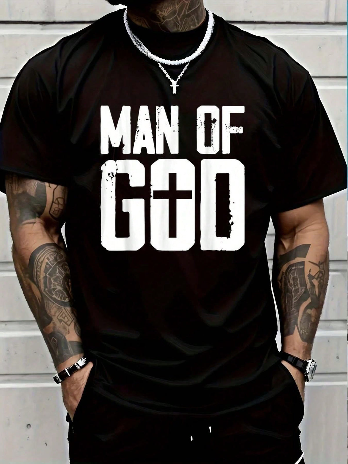 100% Cotton Man Of God T-Shirt Women's Men Graphic Tee