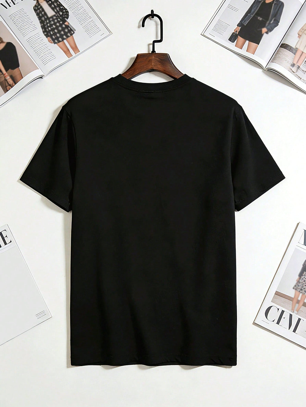Game Console Print Black TShirt, Unisex Casual Crew Neck Tshirt