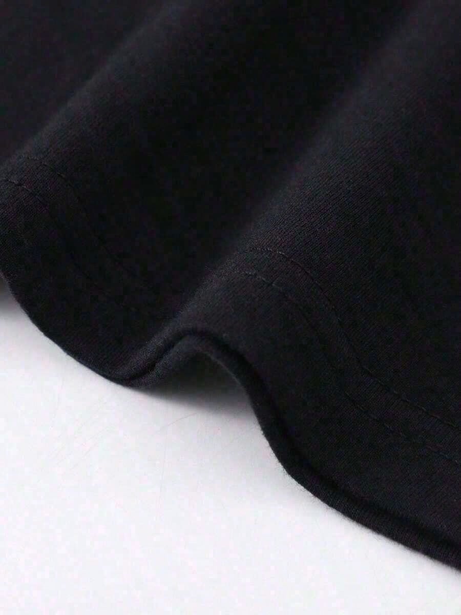 Cotton-Shirt Men - Short Sleeve, Round Neck, Digital Print, Comfortable All Seasons