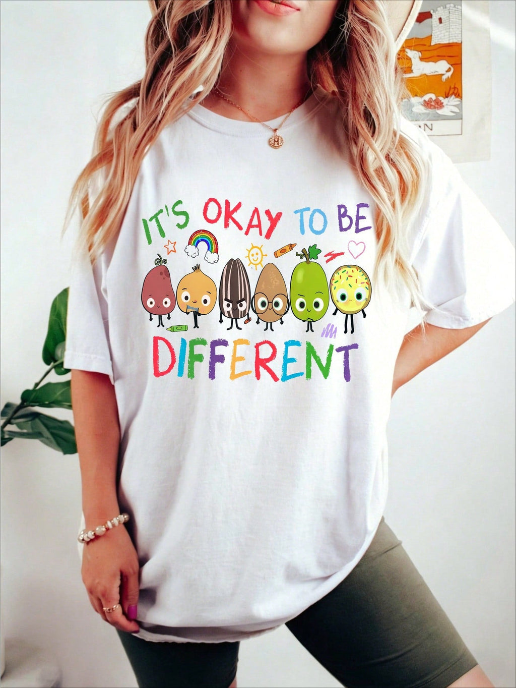 Autism Awareness Coquette Bow Print Tee Cotton Crew Neck Short Sleeve Top