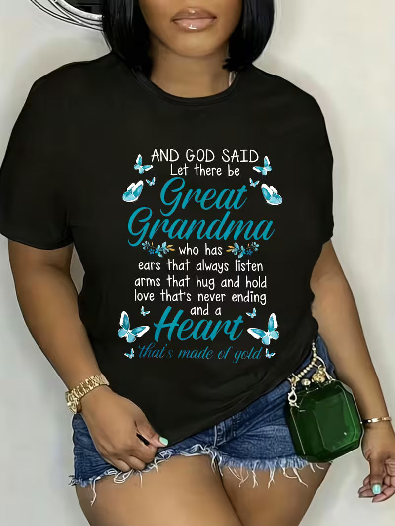 Short Sleeve Crew Neck Tee Spring Fall Soft Breathable Casual Top