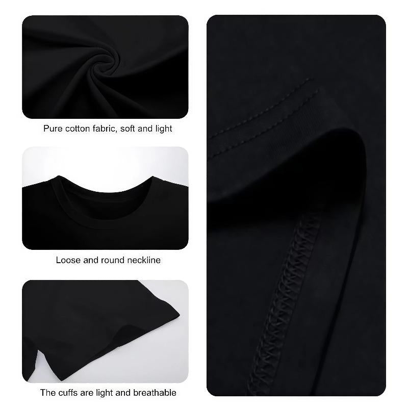 I'm Dad's Favorite Tee T-Shirt Black Crew Neck Cotton S-5XL Plus Size Classic Fabric Summer Wear Womenswear Streetwear Basic Minimalist Shortsleeve
