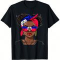 Haiti Flag Outfit For Woman Uniform Souvenirs Haitian T-Shirt