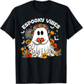 Espooky Floral Ghost Mexican Halloween Vibes Unisex T-Shirt
