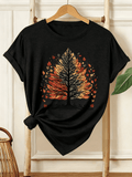 Fall Tree T-Shirt Colorful Autumn Leaves Nature Graphic Tee