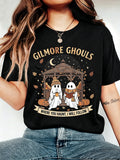 Gilmore Ghouls T-Shirt Where You Haunt I Will Follow Halloween Ghost Tee