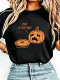 Steve Is That You T Shirt Funny Halloween Tksgiving Pumpkin Pie Joke Tee