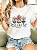 Todo Es Posible Christian T-Shirt, Mark 9:23 Bible Verse Tee