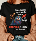 Women’s Funny Bird Graphic Short‑Sleeve T‑Shirt, Humorous Quote Crew Neck Casual All‑Season Top，Women Clothing