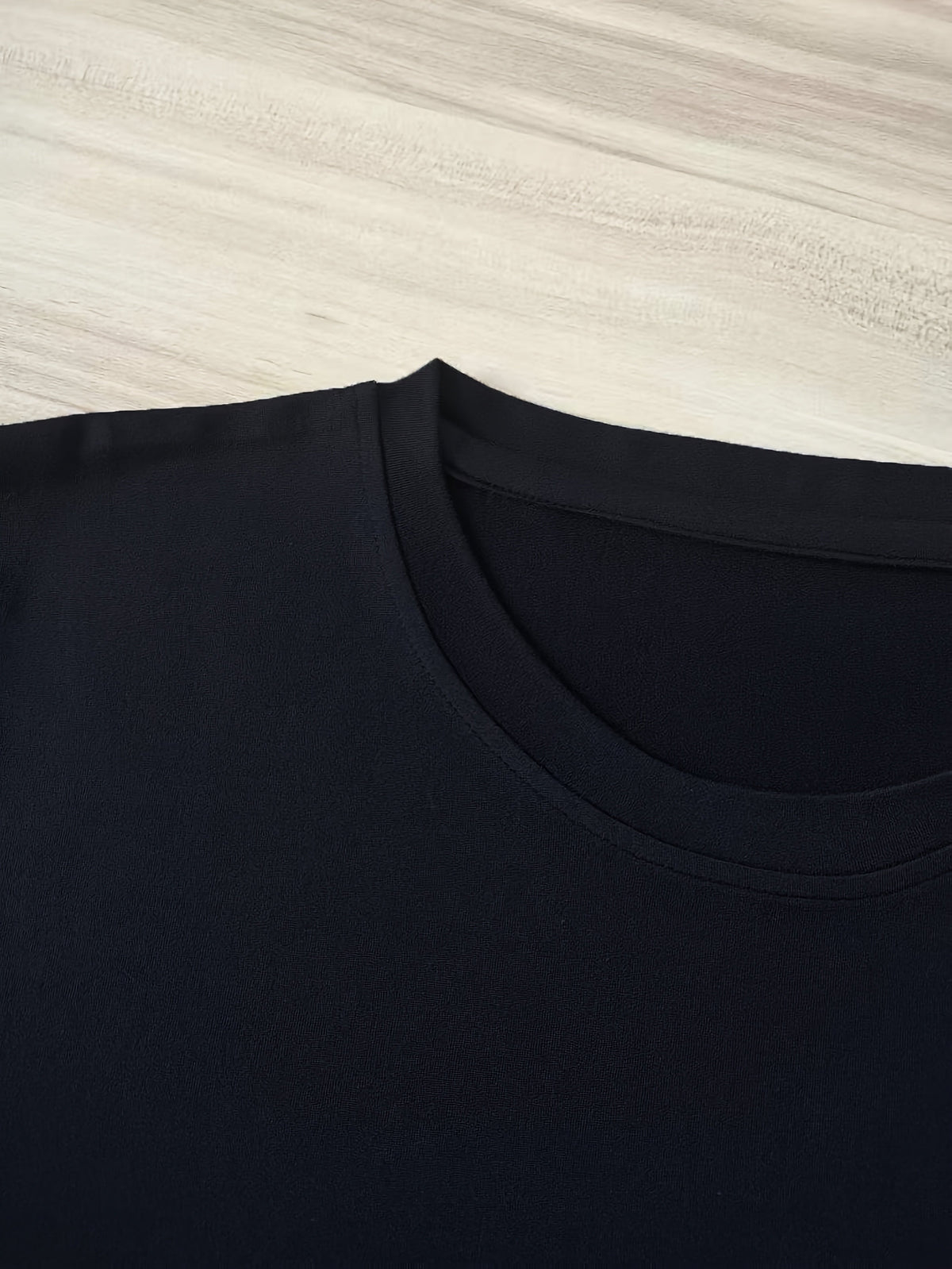 Men'S Fashion T-Shirt, Los Angeles Letter Print, Casual All-Match, Comfortable Daily Athletic