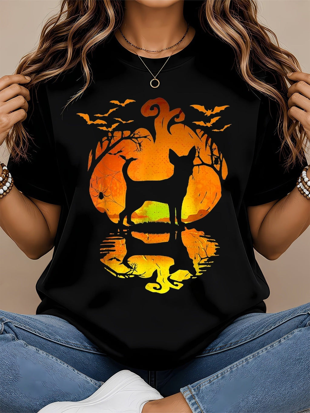 Chihuahua Halloween Costume, Chihuahua Lover Pumpkin T-Shirt