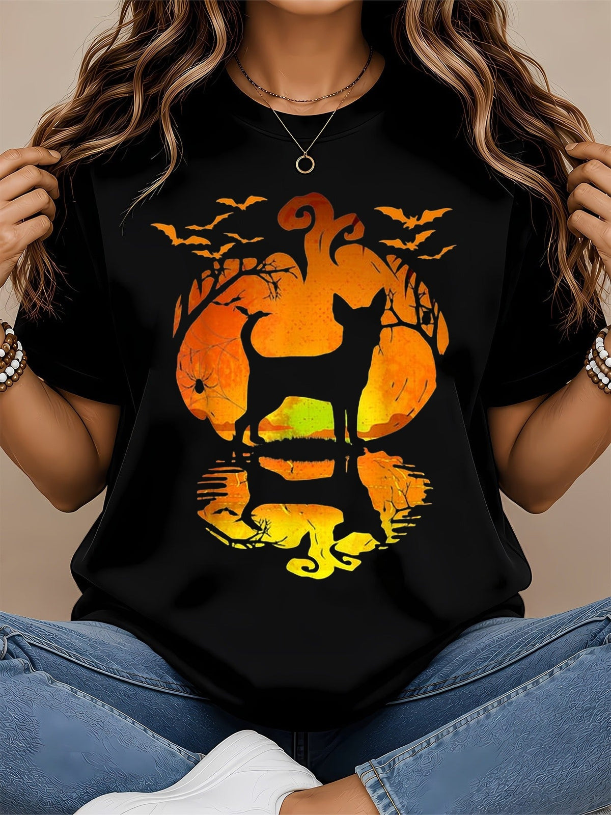 Chihuahua Halloween Costume, Chihuahua Lover Pumpkin T-Shirt