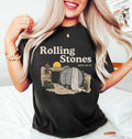 Women’s Easter Christian Faith Graphic Short‑Sleeve T‑Shirt, Rolling Stones Tomb Illustration Jesus Christ Crew Neck Casual Tee