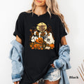 Women’s Halloween Silly Goose Graphic Short‑Sleeve T‑Shirt, Spooky Ghost Pumpkin Fall Casual Tshirts Women Clothing