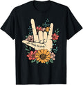 Sign Language ASL Love Needs No Words Special Education Spee T-Shirt